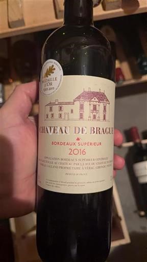 Burdeos Bordeaux superior Château Brague 2016