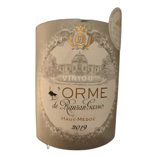 Bordeaux Haut-Médoc Rauzan-Gassies L'Orme de Rauzan-Gassies 2019