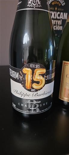 Champaña Champán Philippe Barbier Tradition Sin añada