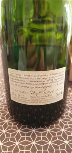 Champaña Champán Vendémiaire Vendémiaire 2019
