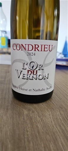 Rhône Valley Condrieu Domaine Hervé et Nathalie Avallet L'Or du Vernon 2024
