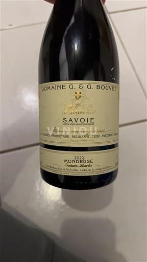 Saboya y Bugey Roussette de Saboya Domaine G. & G. Bouvet Mondeuse 2023