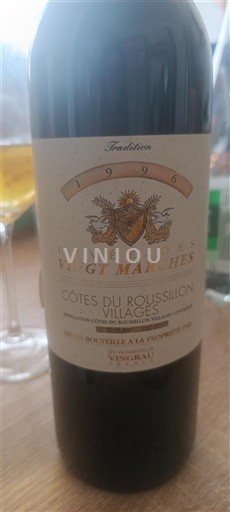 Roussillon Côtes du Roussillon Villages Cave des Vignerons de Tautavel Vingrau Vingt Marches 1996