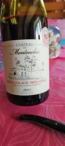Beaujolais Beaujolais Nouveau Château Montmelas 2025