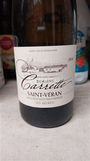 Bourgogne Saint-Véran Domaine Carrette Les Mures 2018