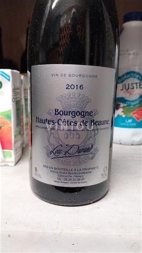 Borgogna Hautes Côtes de Beaune Domaine Loïc Durand 2016