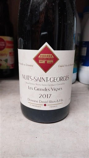 Borgonha Nuits-Saint-Georges Domaine Daniel Rion & Fils Les Grandes Vignes 2017