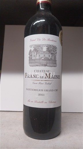 Bordeaux Saint-Émilion Grand Cru Château Franc le Maine Henri Tulleud 2011
