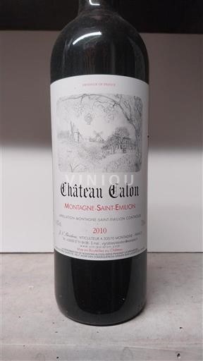 Bordeaux Montagne Saint-Émilion Château Calon 2010
