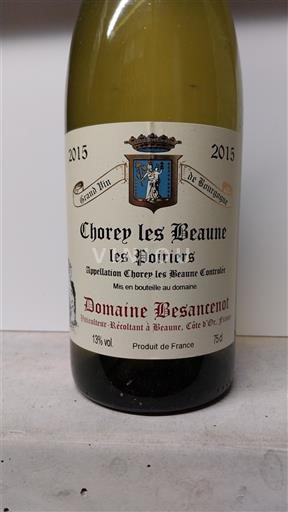 Borgonha Chorey-lès-Beaune BESANCENOT les Poiriers 2015