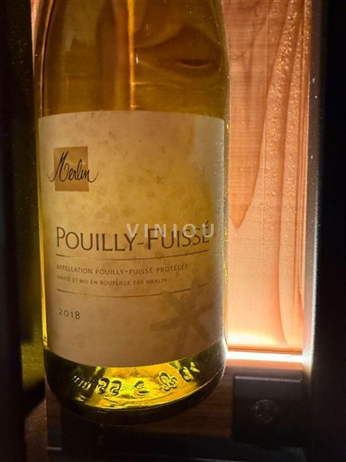 Wines Blanc sec Merlin 2018 France Burgundy Pouilly-Fuissé AOC
