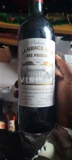 Bordeaux Saint-Émilion Grand Cru Grand Cru Château La Grâce Dieu des Prieurs 2002