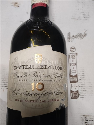 Poitou-Charentes Pineau des Charentes Château Beaulon fût de chêne rangée 09 Senza annata