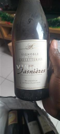 Vallée de la Loire Jasnières Vignoble des Gauletteries 2009