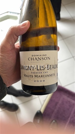 Borgoña Savigny-lès-Beaune Premier Cru Domaine Chanson Hauts Marconnets 2009