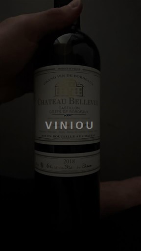 Bordeaux Castillon-côtes-de-bordeaux Château Bellevue 2018