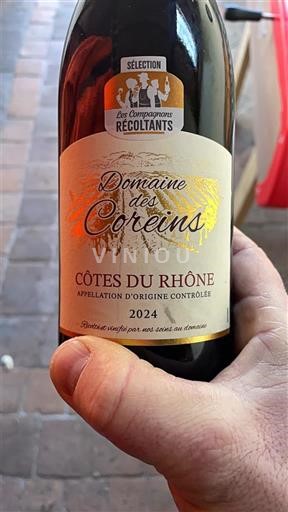 Rhônedalen Côtes du Rhône Domaine S Coreins 2024