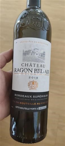 Burdeos Bordeaux superior Château Ragon Bel-Air 2019