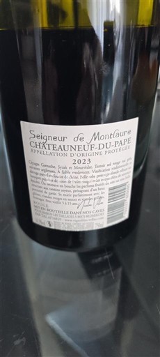 Valle del Ródano Châteauneuf-du-Pape. Seigneur de Montlaure 2023