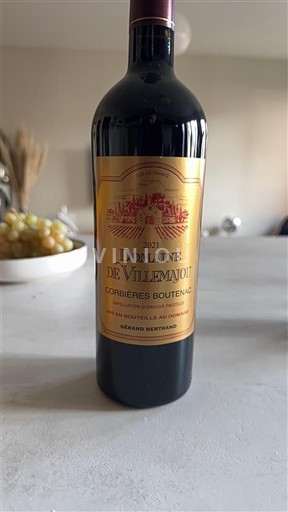 Langvedok Corbières-boutenac Domaine Villemajou 2021