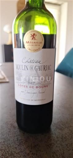 Bordeaux Côtes-de-bourg Château Moulin de Gauriac 2017