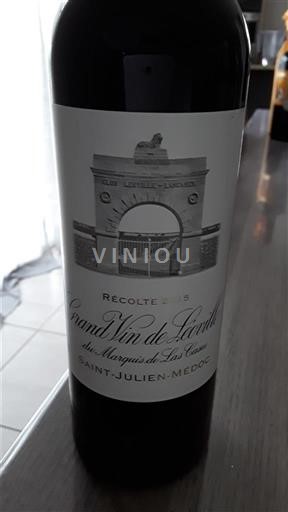 Bordeaux Saint-Julien Grand Cru Léoville Las Cases Grand Vin de Léoville du Marquis de Las Cases 2015