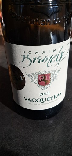 Thung lũng Rhône Vacqueyras Domaine Brunely 2013