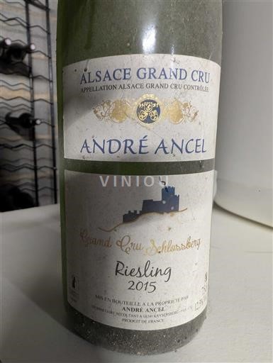 Alsace Alsace Grand Cru Grand Cru André Ancel Grand Cru Schlossberg Riesling 2015
