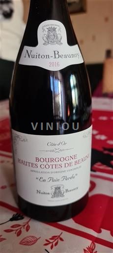Bourgogne Hautes Côtes de Beaune Nuiton-Beaunoy En Pain Perdu 2016