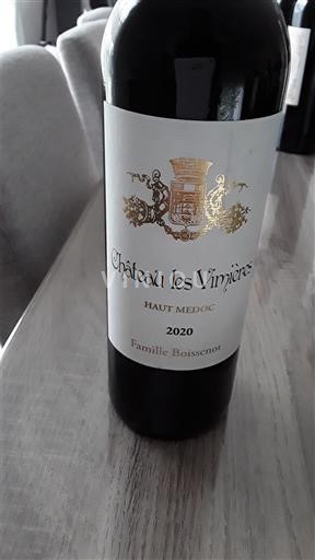 Bordeaux Haut-Médoc Château Les Vimières 2020
