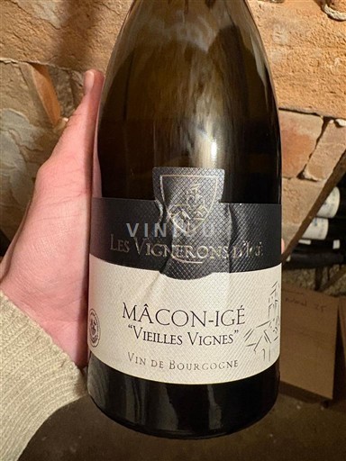 Borgoña Mâcon y Mâcon-villages Les Vignerons d'Igé Vieilles Vignes 2023