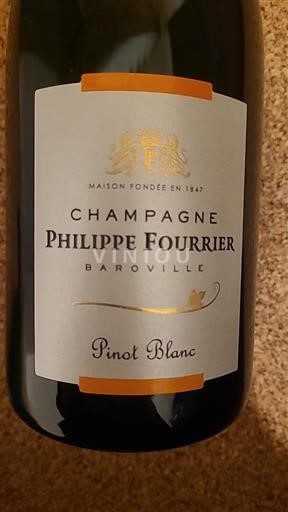 Champagne Champagner Philippe Fourrier Pinot Blanc Ohne Jahrgang