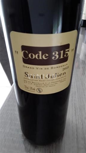 Bordeaux Saint-Julien Code 315 2021