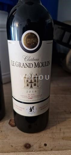 Bordeaux Côtes de Blaye Château Le Grand Moulin 2016