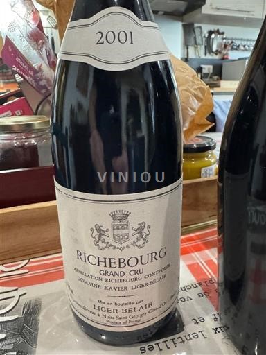 Bourgogne Richebourg Grand Cru Domaine Xavier Liger-Belair 2001