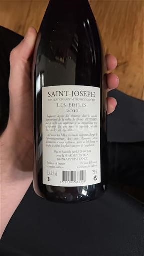 Rhônevallei Saint-Joseph Les Vins de Vienne Les Ediles 2017