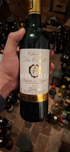 Vina Rouge sec Château S Courolles 2017 Francija Bordeaux Lalande-de-Pomerol AOC