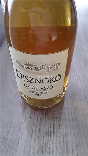 Tokaj No especificado Disznóko 5 Puttonyos 2015