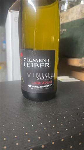 Vinhos Blanc sec Lune Rouge Clément Leiber 2018 França Alsácia Gewurztraminer AOC