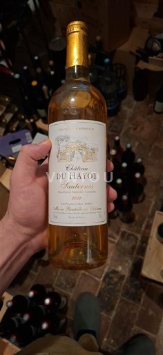 Vini Blanc liquoreux Château Hayot 2016 Francia Bordeaux Sauternes AOC