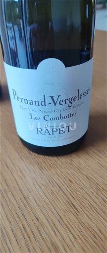 Bourgogne Pernand-Vergelesses Domaine Rapet Les Combottes 2022