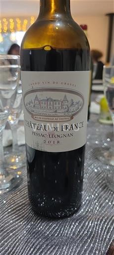 Bordeaux Pessac-Léognan Château France 2018