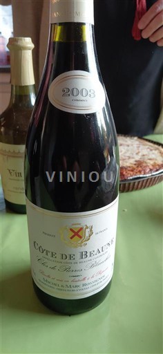 Burgundija Côte-de-beaune Michel & Marc Rossignol 2003
