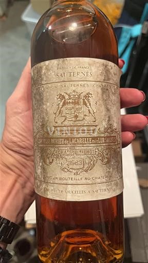 Vini Blanc liquoreux Château Filhot 1983 Francia Bordeaux Sauternes AOC