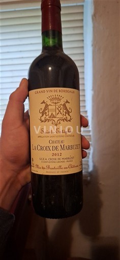 Bordeaux Saint-Estèphe Château La Croix de Marbuzet 2012