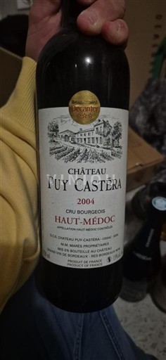 Bordéus Haut-Médoc Château Puy Castera 2004