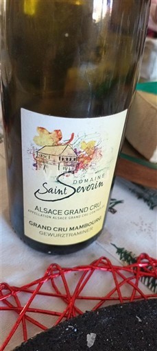 Vina Blanc sec Grand Cru Mambourg Gewurztraminer Domaine Saint Severin 2015 Francija Alzacija Ni doloceno AOC Grand Cru