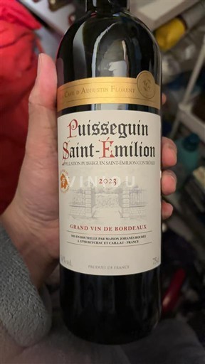 Burdeos Puisseguin-saint-émilion Cave d'Augustin Florent 2023