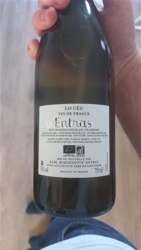 Sydvestfrankrig Côtes de Gascogne Earl Bonnevine-Entras Lo Cèu 2022