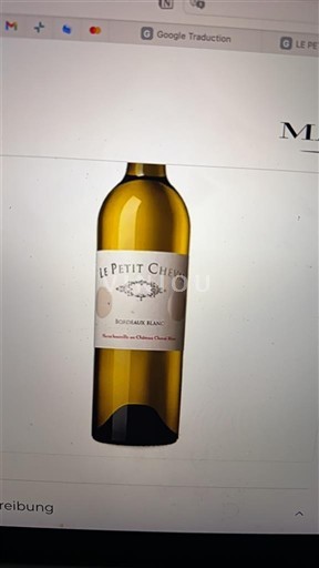 Burdeos Bordeaux blanco Le Petit Cheval Sin añada